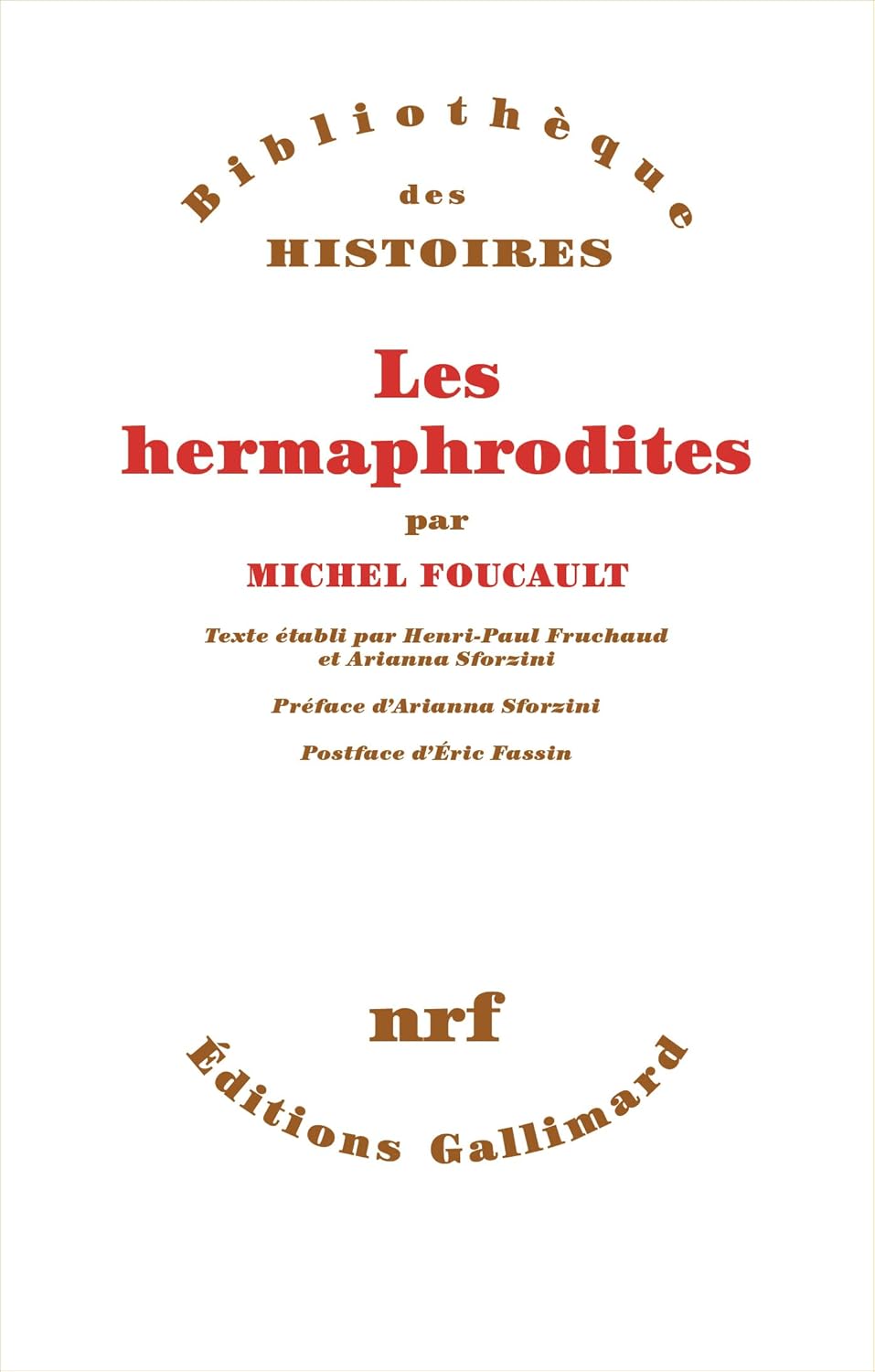 Les hermaphrodites, by Michel Foucault